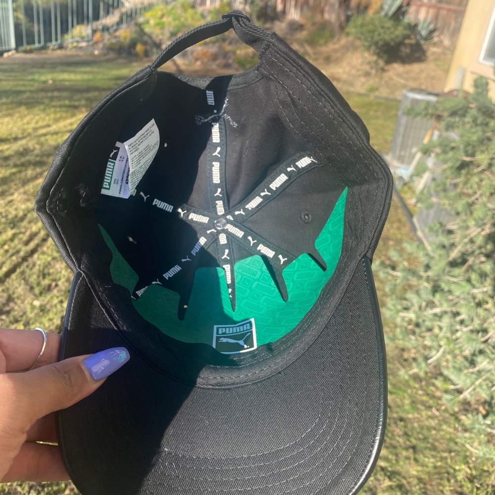 PUMA black hat with red emblem , NWT - Picture 8 of 12